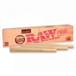 Raw Cones Prerolled Basic 1 1/4 32 uds.